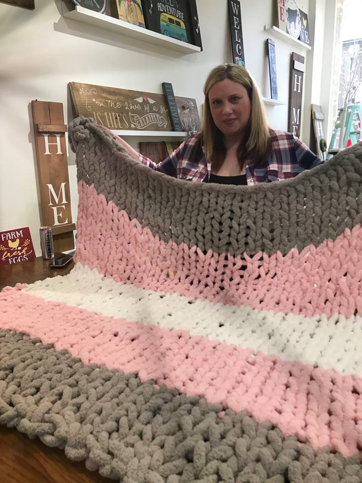 Cozy Knit Blanket – Hammer & Stain Coulee